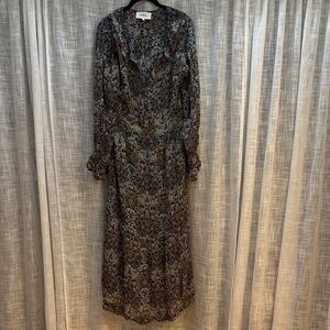 Ba&sh - Floral Long Sleeve Dress - sheer - Sz 3